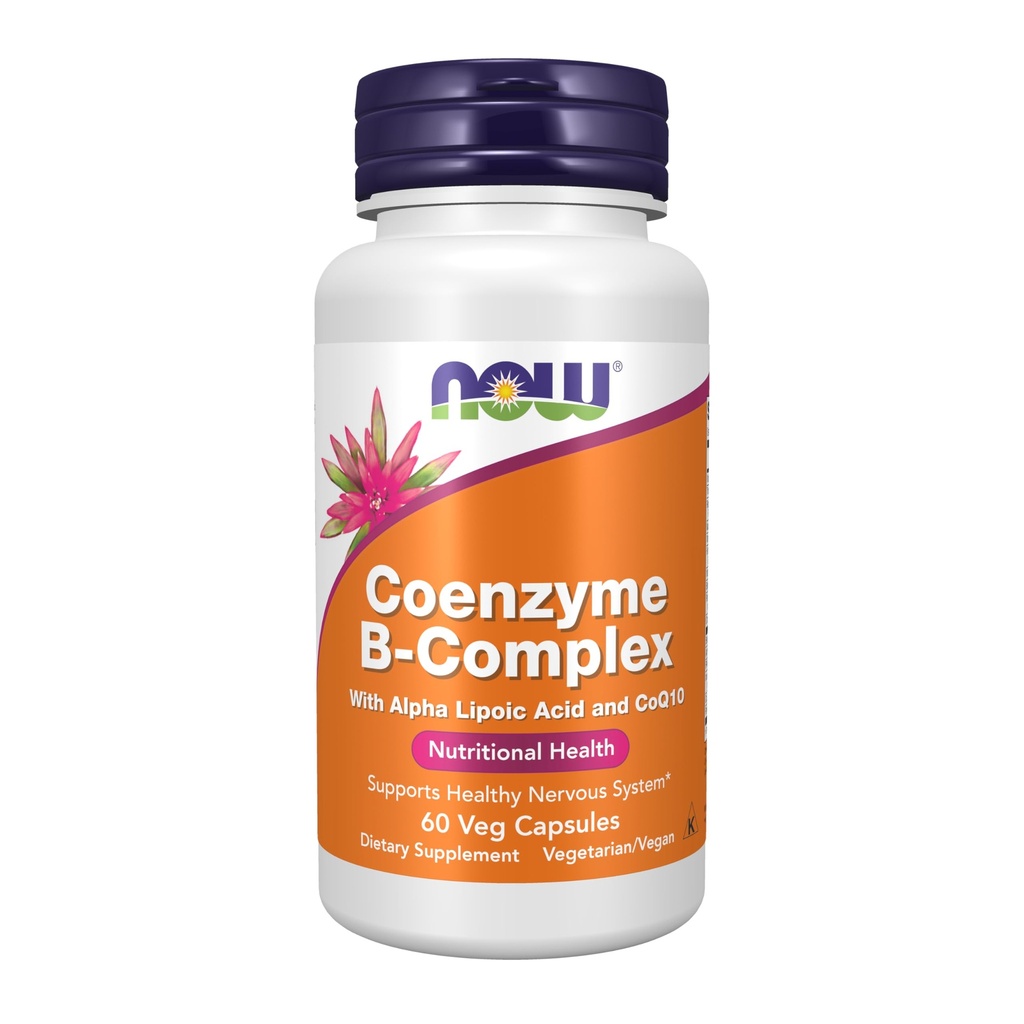 食品补充品,与Alpha Lipoic酸和CoQ10共同酶B复合体,营养健康,60 Veg Capsules