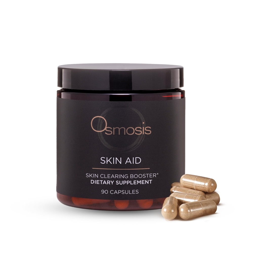 OSMOSIS 皮肤援助每日补编,微生和豁免支助,维生素A,Acne和Blemish Prone Skin,90 Counter