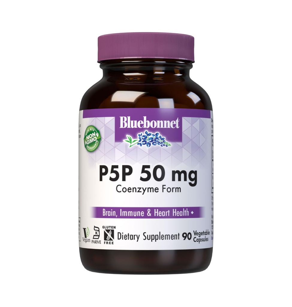 Bluebonnet 营养 - 细胞活性 P-5-P 50mg - 90 植物盖