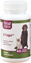PetAlive C-Caps - 所有天然草药补充剂促进狗和猫的细胞和免疫系统健康 - 60个Veggie Caps
