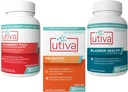 15 % Bundle Utiva Cranberry PACs 尿道切除健康补充 30 Vegi Capsule + 尿道切除健康 30 延迟释放 Vegi Capsule + Utiva Bladder 健康 60 Capsule