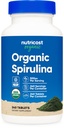 Nutricost 有机螺旋藻500毫克,240片-无胶原,非胶原