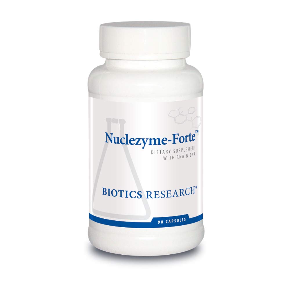 生物研究 核糖核酸-Forte – RNA/DNA B-Complex,RNA和DNA的补充来源,强化多维特敏/矿物公式 90 Capsules