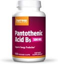 Jarrow Formules Pantothenic酸 B5 500毫克 - 100 蔬菜帽 - 基本B维生素 - 能源生产和代谢支持 - 100 成品,包装3