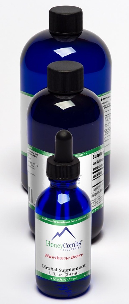 蜂窝8OZ。 Hawthorne Berry – 支持循环系统,心脏和更多 – 液体提取