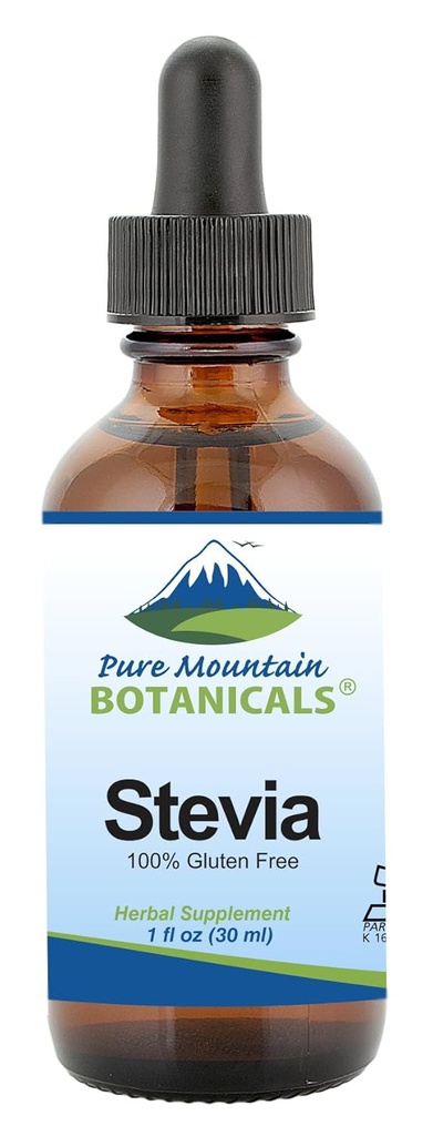 纯山植物学 Liquid Stevia Drops - Natural Sweetener - 专注的无糖代用品 糖尿病友好理想 Keto Low Carb 和 Vegan 饮食大增减体重损失方案