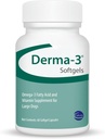 Ceva Derma-3 Softgels, Omega-3 大狗脂肪酸和维生素补充(60个计数)
