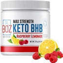Boz博士 - Keto BHB粉末 - Raspberry Lemonade, 20 services - Ketones 饮料 - 增加能量和减少刮伤 - Max 强健饮食补充 - 质量测试 - 美国制造 - 9.6oz(272g)