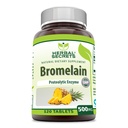 Herbal Secrets Bromelain 补充 500 Mg 平板电脑 补充 QQ Non-GMO QQ Gluten Free QQ 在美国制造 (120 计数)