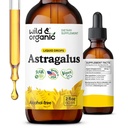 野生和有机Astragalus Tincture - Immune Supports w/Astragalus 根提取 - 草药补充 平静和放松 - Vegan,糖和酒精无 - 2 fl oz