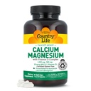 乡村生活目标-含维生素D-复合物的钙镁钙,1000mg/500mg/10mcg,120 Vegan Capsules,认证格卢滕自由,认证格旺,认证非GMO验证