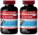 L-Lysine 1000 mg 片剂 - L-LySINE 1000MG - 促进健康皮肤 - l-Lysine 片剂 - l-Lysine 1000mg 片剂 - l-Lysine 补充剂 - l-Lysine Ointment - Lysine 1000mg 片剂 2瓶 200 Tab