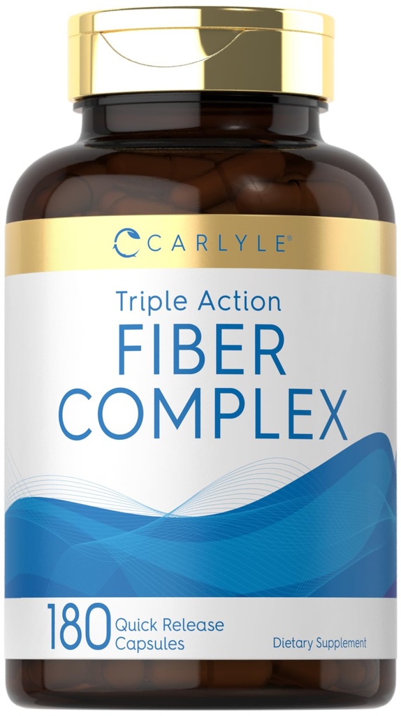 Carlyle Fiber Complex 180 Capsules – Non-GMO 补编 – 三重动作纤维