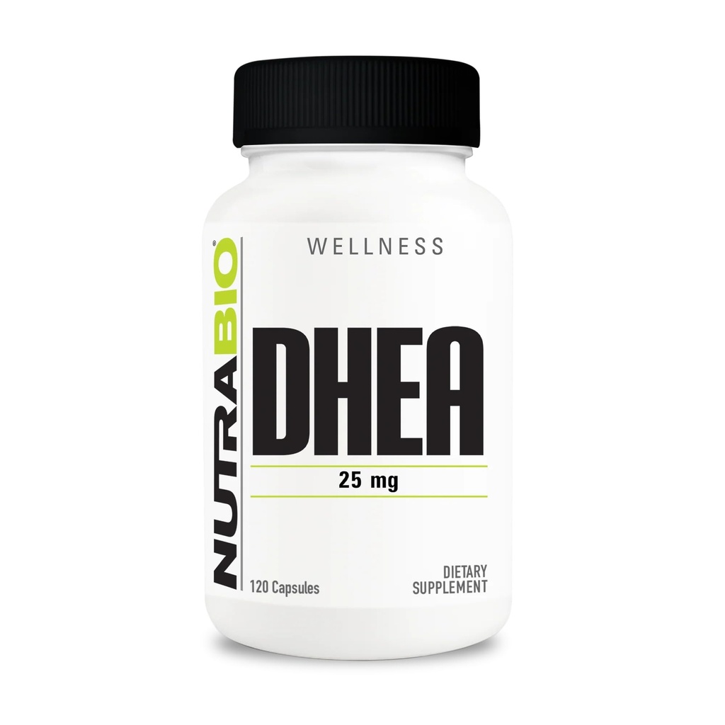 NutraBio DHEA 补充剂 -- -- 男女 -- -- DHEA(25毫克)
