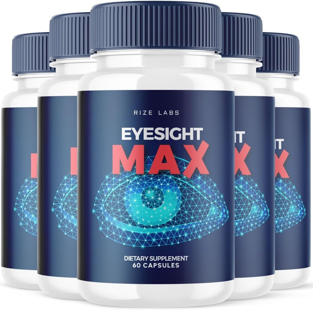 rizes 实验室 视力 Max 视觉 补充材料, " 快速改善健康和更好聚焦能力的全自然盖 " ,支持健康眼功能 -- -- 包5(300个盖)