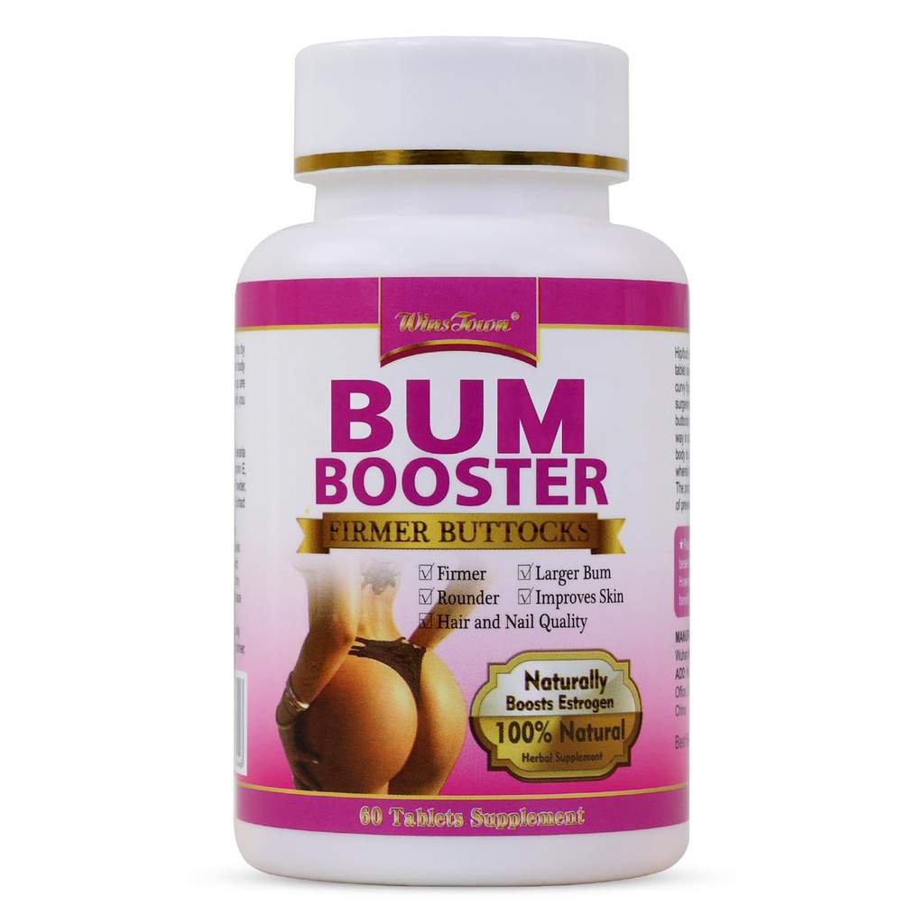 Butt Booster Pills, 引用 Buttocks 草药补充品, Plump HIPS 增强固态和诱导性, 60片