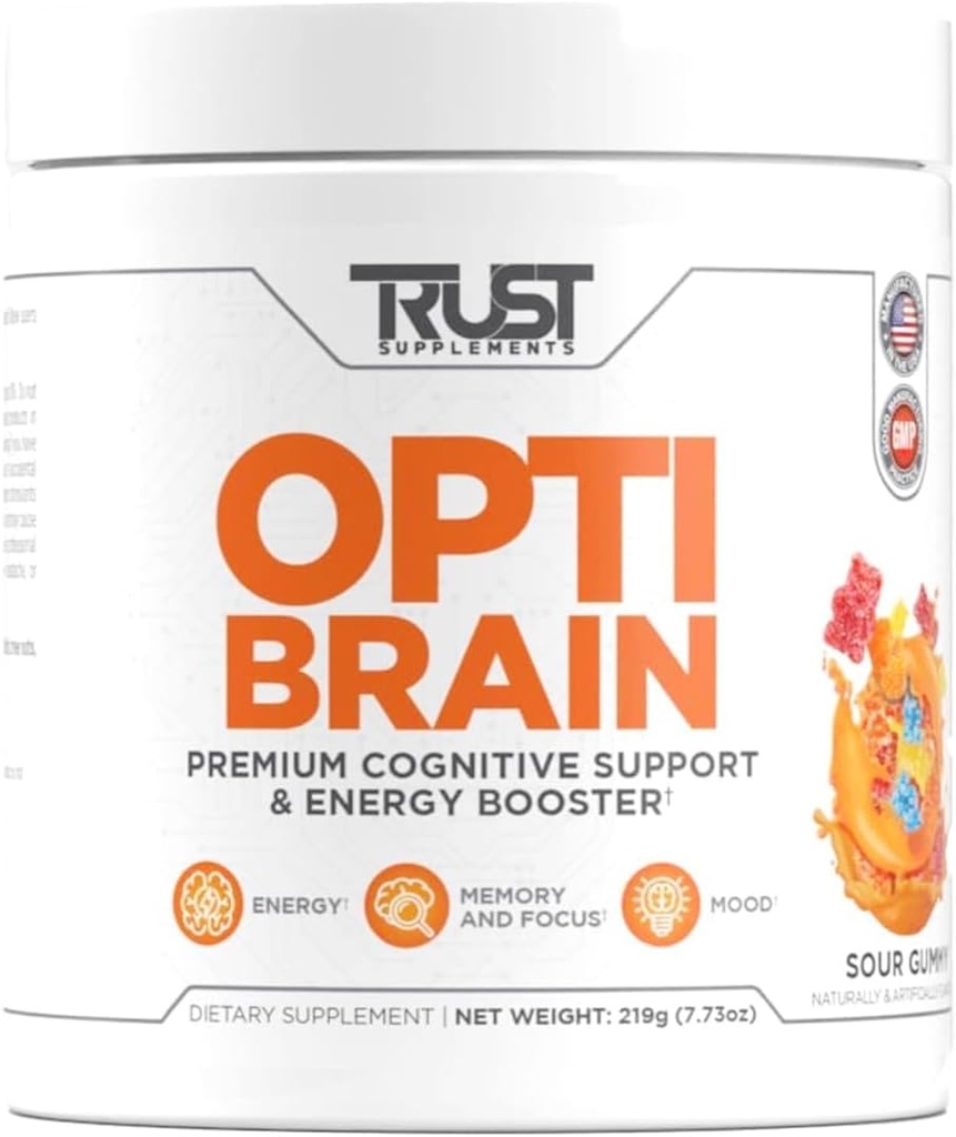 Opti Brain - 增强记忆力和重点,Nootrophic Brain支持能源,Brain促进用能源和重点促进健康 - Premium Energy增强器(30种服务)