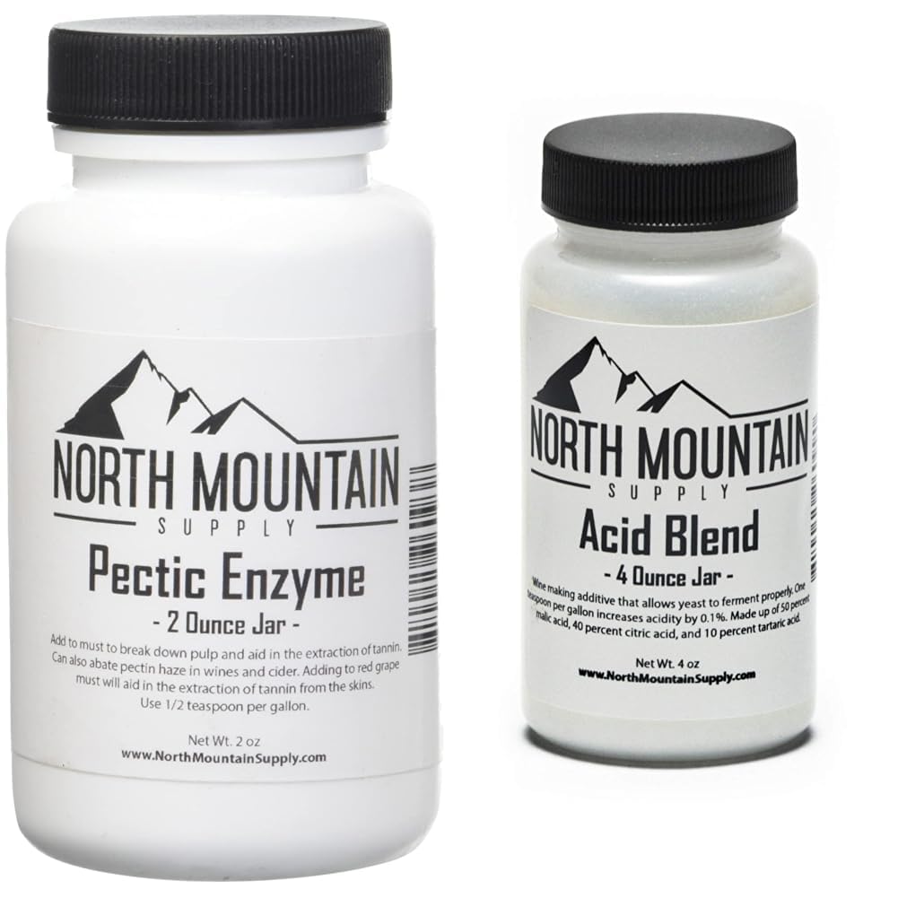 北山供应pectic Enzyme 2 Ounce Jar 和 AB-4oz 食品级酸性混合物包