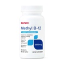 GNC 甲基B12 2500mcg 补充剂,碳水化合物代谢剂和能源生产必需,100种