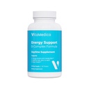 VitaMedica QQ能量支持多维他命 w B Complex QQ能量助推器 B6 和 B12 明亮与焦点 QQ 生物质换头发,皮肤和钉子 QQ 能量补充 90 Ct
