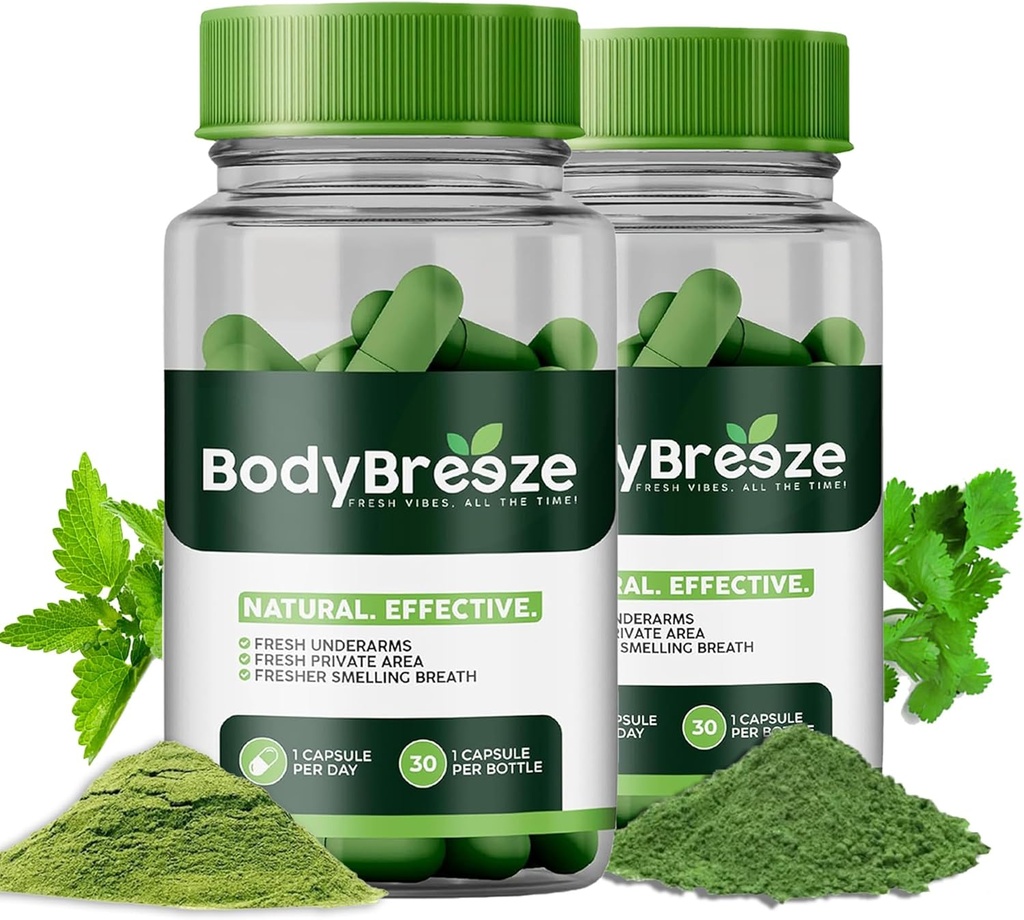 内部除臭剂补充物 天然氯phy 60 Capsules 用于体味控制, Gut健康, 和新鲜的呼吸 | Vegan, 解毒支持和皮肤健康 | Odor Electionor for Men & Women