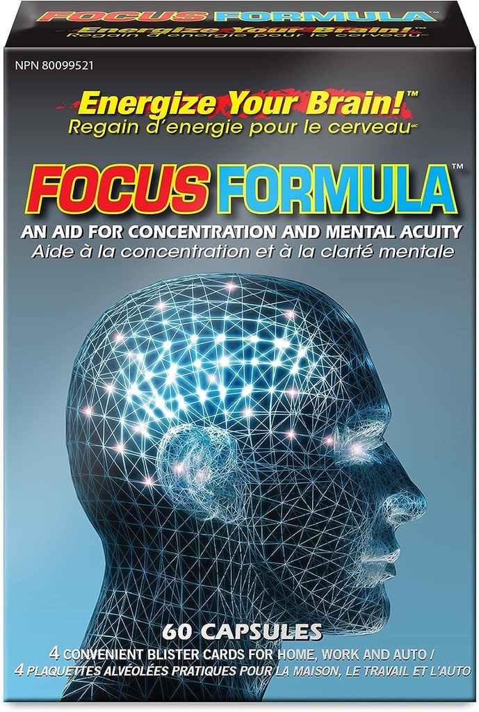 Nu-Life Focus 公式 精神敏锐度公式,60国框