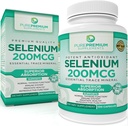 纯纯硒200mcg 补充 - L Selenomethionine 基本矿物 - 日常支持正常甲状腺素,免疫系统 - 正常前列腺功能 - 3个月供应 - 100卡普尔