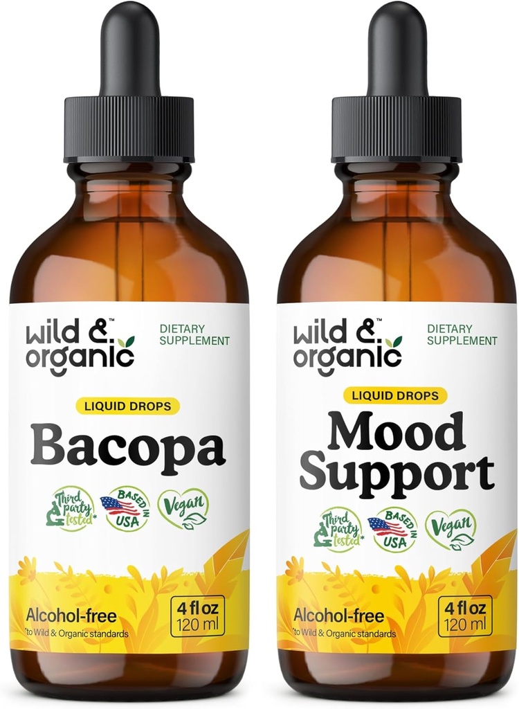 野生和有机贝可帕叮当 4 fl oz & Mood 支持叮当 4 fl oz