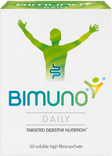 BIMUNO 原文 - 每日先生食品补充品. 对男子、妇女、儿童及生物细菌文化的坚定健康支持。 高於纤维. 口味自由,蔬菜,格鲁滕自由|1包装(30 Sachets)