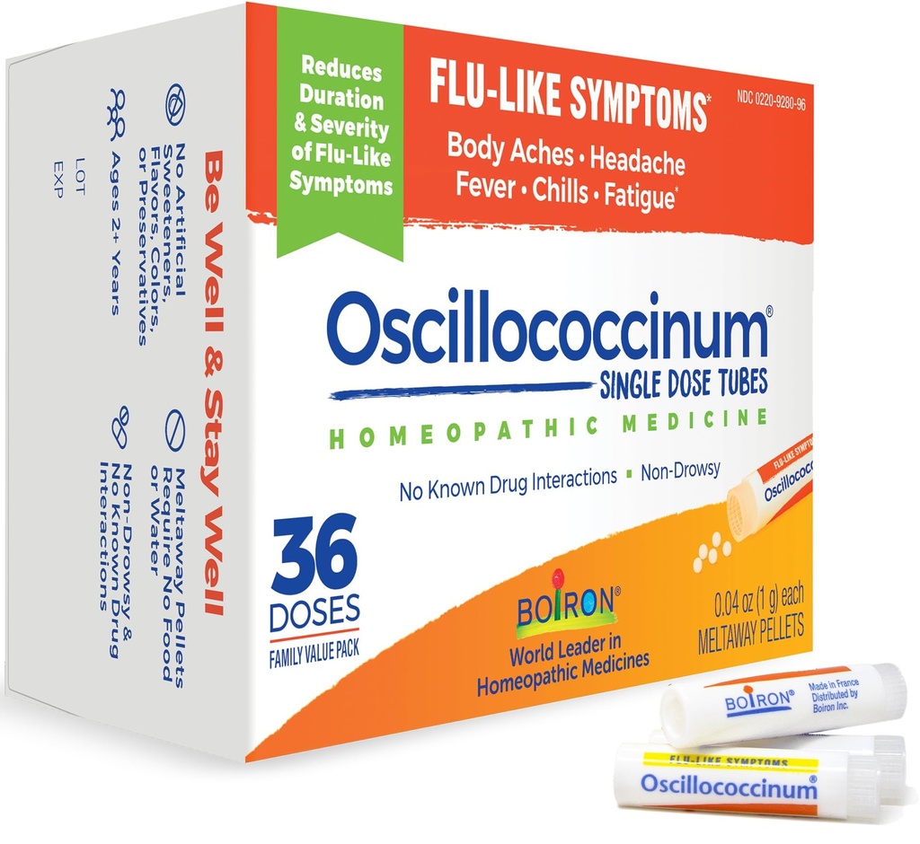 Boiron Oscillococinum 流感类似症状疗法,白,36 Counter