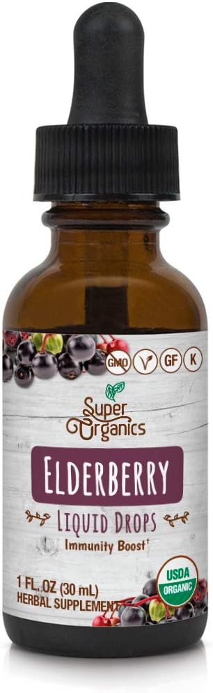 (原始内容存档于2019-09-21) (英语). Super Organics Organics Organics Organics 有机老年莓液滴 QQ非GMO, Gluten Free, Kosher, & Vegan, 1 Fl Oz.