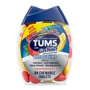 TUMS Chewy Bites Chewable Antacid 药片与气体救济,柠檬和草莓 - 54 Counter