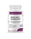 机体厨房 Mega NAC(N-Acetyl Cysteine) 600 mg 配有Quercetin,支持呼吸卫生和免疫功能,并推广肝脏和肾解毒,Veggie Caps,(Pack of 1)