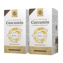 Solgar Full Spectrum Crucumin - 90 Licaps, 包2 - 高级吸收 - 大脑,联合和免疫健康 - 非GMO, Vegan, Gluten Free, 乳品免费 - 180 总服务