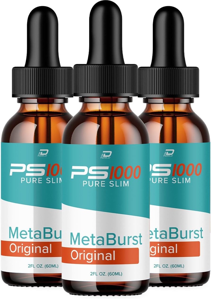 Metaburst PS1000 纯滴液体补充剂 - PS1000 纯滴液体补充剂 PS1000 原始的Metabolic支持补充剂 PS1000 纯滴液体补充剂 PS1000 纯滴液体补充剂 (3 Pack - 3个月供应)
