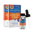 Hyalogic Synthovial 7 液态Hyaluronic Acid – Vegan 口服联合和皮肤补充剂,高分子重量,纯水力支持补充剂,1 oz(2包)