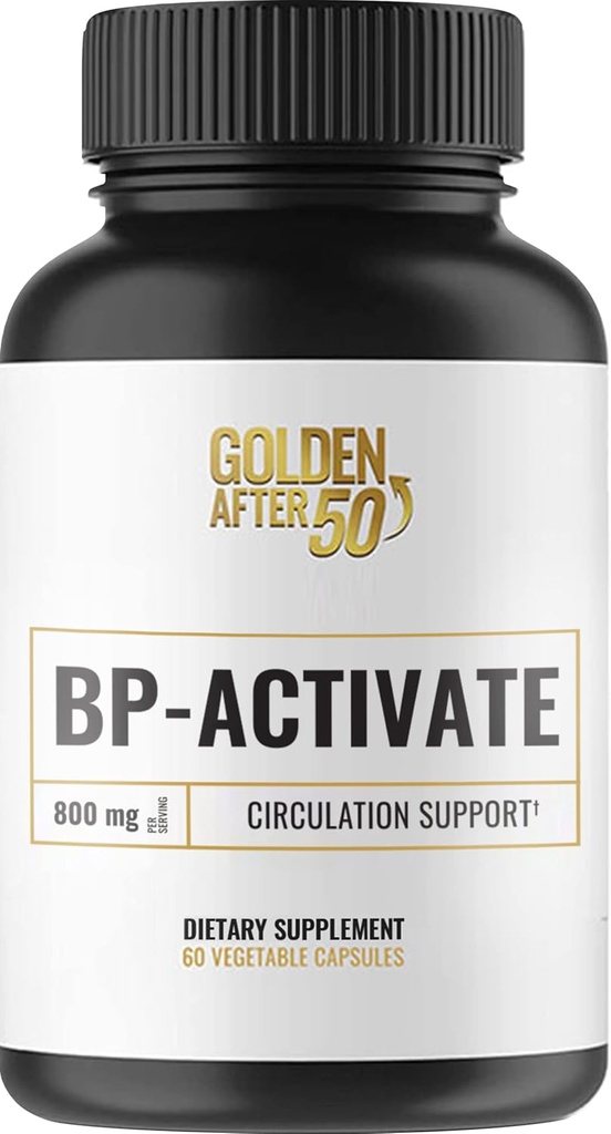 50BP-激活后金 -- -- 含氨基酸的氮氧化物补充剂 -- -- 血液循环和心脏健康支持补充剂 -- -- 60 Capsules -- -- 800mg L Arginine, AAKG, L Citrulline