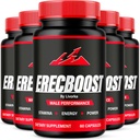 (5 Pack) Erecboost Capsules, 所有自然高级公式, 300 Capsules