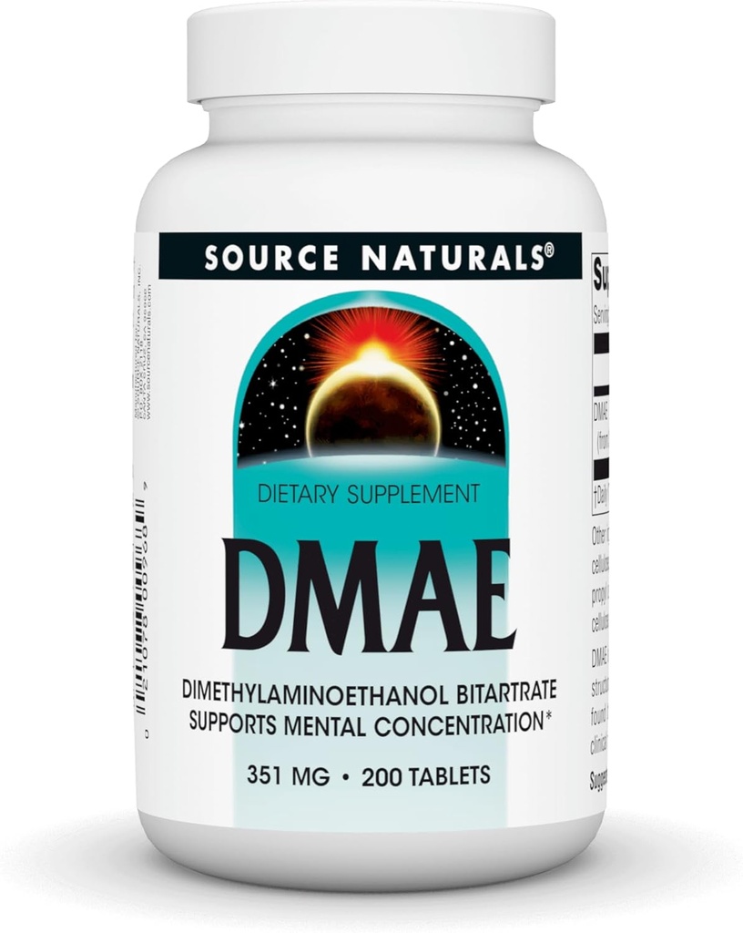来源:天然DMAE,二甲基氨基乙醇比塔特酸-支持精神浓度-200 平板电脑