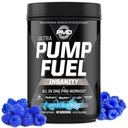 PMD 运动泵燃料 Ultra Insanity - Premium Prewout Powder & Muscle Pumn, 更聚焦,耐力和复苏,Premium Creatine, Arginine & Beta Alanine - 北极蓝爆(30架)