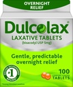 用于便秘的Dulcolax 5 mg Laxative 片剂 - 100 ea