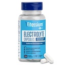 Vitassium Electrolyte Capsules,用于管理POTS和高钠饮食的电解质(500mg Sodium - 100mg Potasium),无味,100个盐丸(Size 0)