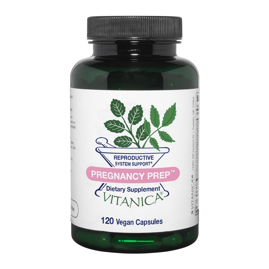 Vitanica 怀孕准备,生殖系统支助,Vegan,120卡普勒