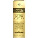 Solgar 液体维生素 D3 125 mcg (5,000 IU), 2 fl oz - 美味,天然橙色火焰 - 帮助维护健康骨骼和牙齿 - 免疫系统支持 - Gluten Free, Demory Free, Kosher - 59 services