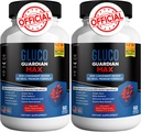 Gluco Guardian Max Advanced Wellness 支持 Capsules – 维生素,矿物,以及配有镁,维生素C,锌和Banaba Leaf的草药补充剂 – 非GMO,Gluten-Free – 120 Capsules (2)