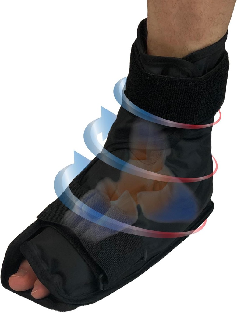 脚 & Ankle 疼痛救济 热/ 镀金包 - 使用压缩 Gel Ankle 冰包 有效折叠脚和Ankle Aches & Pains - 加热或冷却, 瞄准 Ankle & Foot的所有地区 - 大
