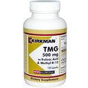 TMG(三甲基甘氨酸) 500 mg w/Folinic Acid & B12 Capsules - 假皮120胶囊