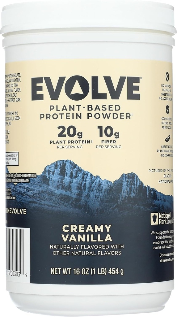 EVOLVE 理想香草蛋白粉,16 OZ