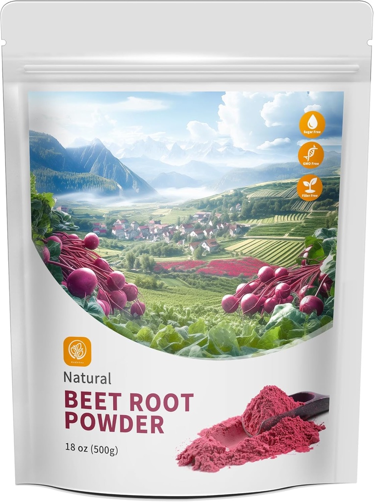 Beetroot Powder 100%的纯和18 oz - 冻结干支支持liver函数 & body Energy, Keep Youth, Non-GMO, Vegan.
