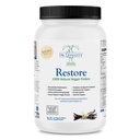 Tennant博士恢复香草蔬菜蛋白 | Premium Protein - 100% Natural and Omega 3 Fusion, 包括 Pea 蛋白质隔离剂 - 低卡布, Keto, 奶制品免费 - 30天供应